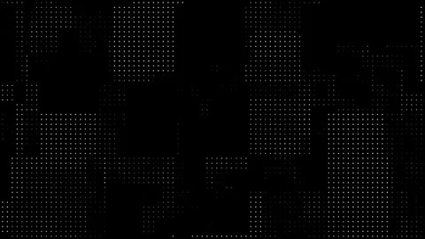 Abstract futuristic dynamic dots background, digital HUD technology backgroun Stock Footage 336549556