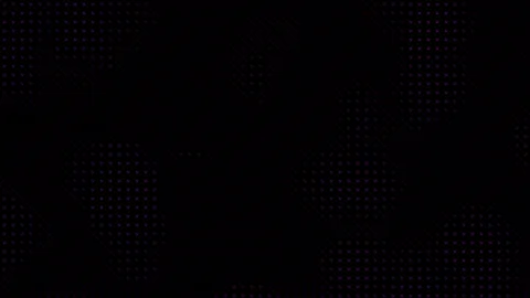 Abstract futuristic dynamic dots background, digital HUD technology backgroun Vídeo Stock 336549582