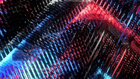 Abstract Futuristic Energy Background Loop Stock-Footage 136656935