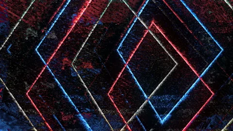 Abstract Futuristic Energy Background Loop Vidéo 136657352