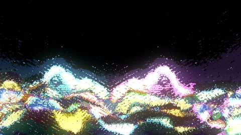 Abstract Futuristic Energy Background Loop Vidéo 136659516