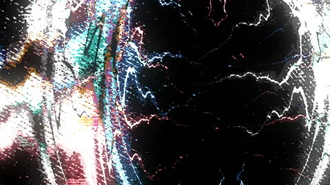 Abstract Futuristic Energy Background Loop 動画素材 136659837
