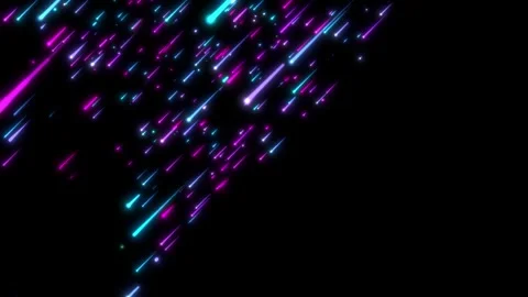 Abstract futuristic falling meteor motion video background Stock Footage 290824268