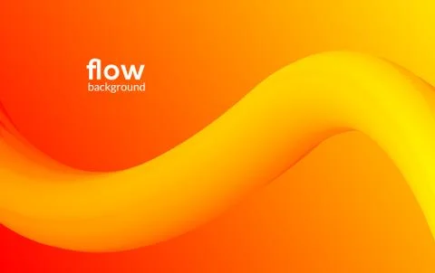 Abstract futuristic flow background wave pattern gradient flyer design dynamic Illustrazione stock