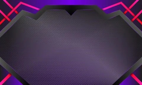 Abstract futuristic game interface banner Stock Illustration