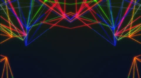 Abstract Futuristic Geometric Laser Background 库存影片 67566295