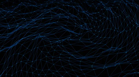 Abstract Futuristic Geometric Line with Dot Background 库存影片 67552647