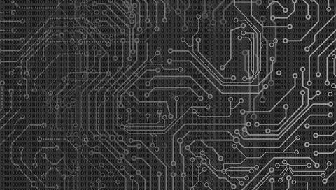 Abstract futuristic globe cogs technology background concept.Speed movement patt Stockillustratie