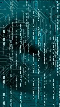 Abstract futuristic globe cogs technology background concept.Speed movement patt Stock Illustration