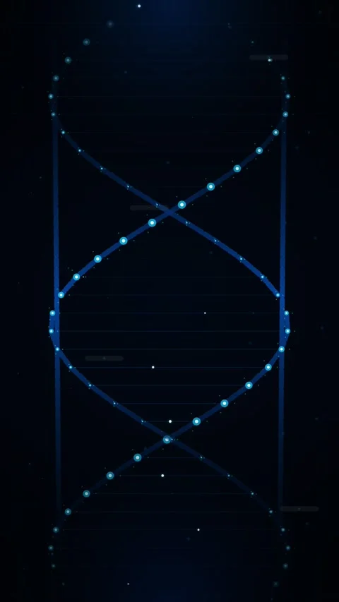 Abstract futuristic glowing blue data grid connecting complex nodes against.. Stock Footage 345491496