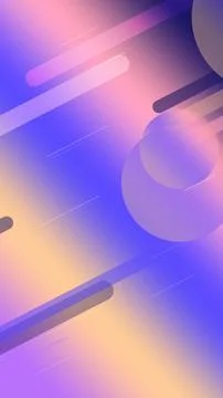 Abstract futuristic gradient background with smooth purple and pink shapes .. Stock Illustration