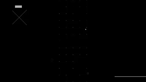 Abstract Futuristic HUD Grid Background with Geometric Interface Elements Stock Footage 336981253