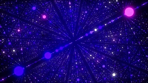 Abstract futuristic infinity speed background. Digital hyperspace explosion. Stock Footage 275861174