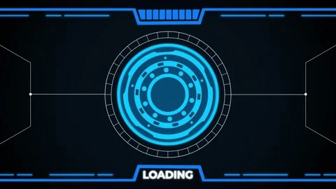 Abstract Futuristic Interface Background Stock Footage 317976333