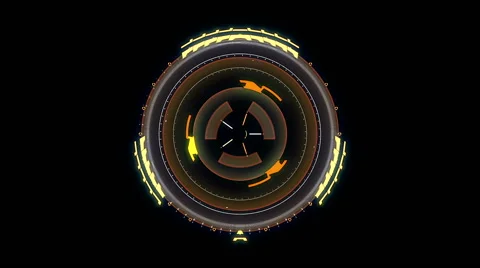 Abstract futuristic interface Stock Footage 54916895