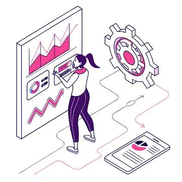 Abstract futuristic interface HUD, personalized elements. Stock Illustration