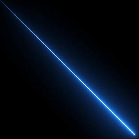Abstract futuristic laser beam effect with moving glow element in blue colo.. Vídeo Stock 335493548