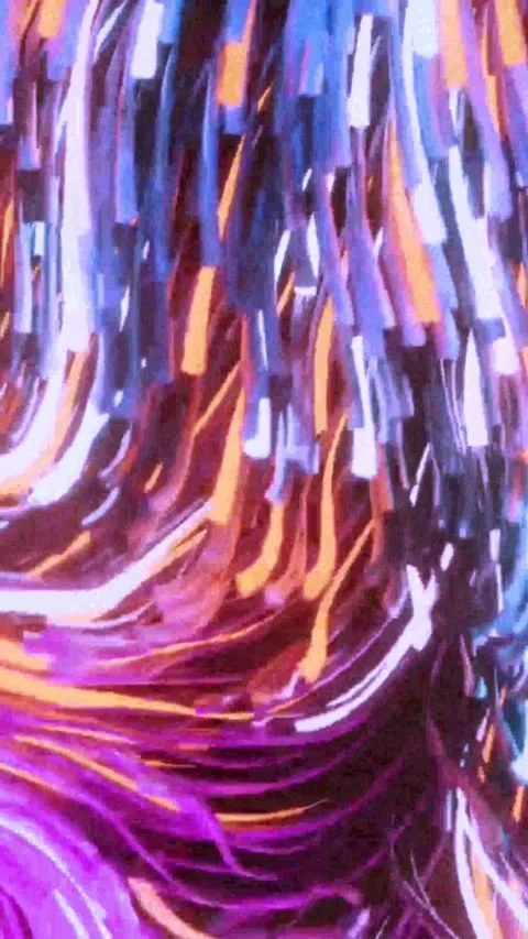 Abstract futuristic light trails in motion Видео 339903401