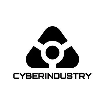 Abstract futuristic logo. Sci fi icon. Stock Illustration