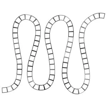Abstract futuristic maze, zigzag pattern template for children's games, white 스톡 일러스트