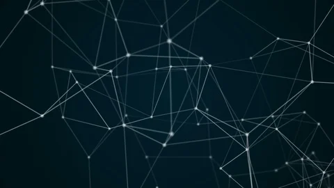 Abstract futuristic molecule structure seamless loop motion graphic Stock Footage 100529487