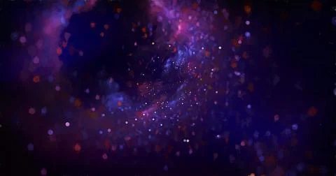 Abstract futuristic particles background Stock Illustration