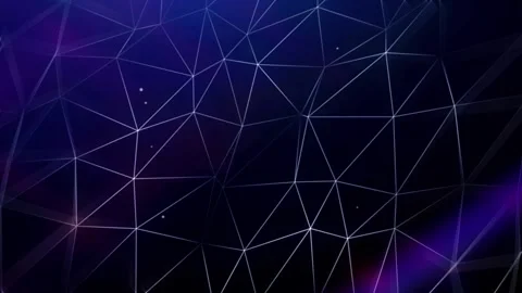 Abstract Futuristic Plexus Motion, Luminous Colorful Neon Lights 動画素材 332661854