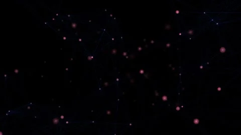 Abstract futuristic plexus network forming digital constellation background.. Stock Footage 330421728