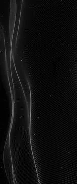 Abstract Futuristic Plexus Network: Luminous Interconnected Particles and G.. Stock Illustration