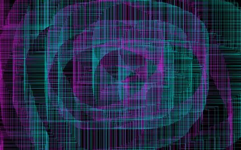 Abstract futuristic plexus - - vector illustration Illustrazione stock
