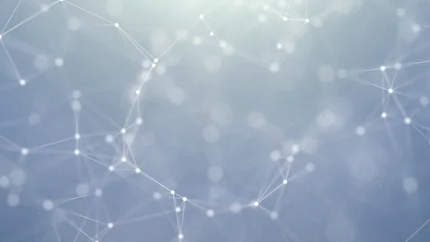 Abstract futuristic, polygonal Plexus space with a dark background Stock Footage 115274932