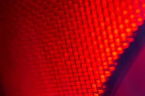 Abstract futuristic red texture close-up Stock Photos