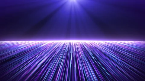 Abstract futuristic sci-fi background of purple and blue glowing lines 스톡 동영상 256026699