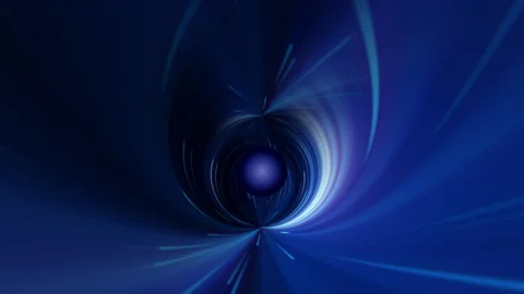 Abstract futuristic sci fi warp tunnel Stock Footage 130167360