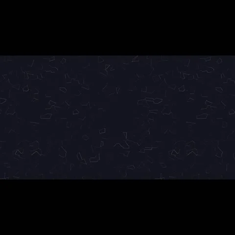 Abstract futuristic, small polygonal space with a black dark background  Stock Footage 130990972