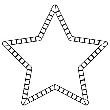 Abstract futuristic star maze, pattern template for children's games, squares 스톡 일러스트