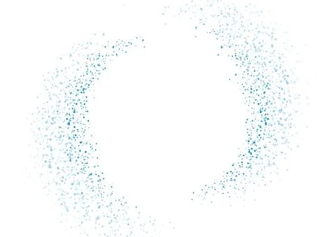 Abstract futuristic tech background with blue dots Illustrazione stock