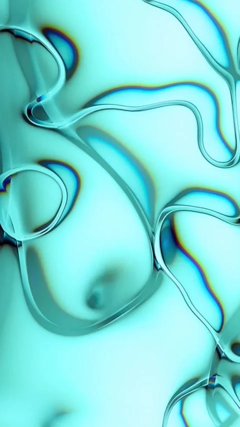 Abstract futuristic tech background with flowing liquid Stock-Footage 339903342