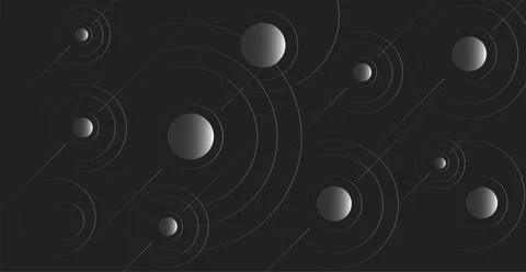 Abstract futuristic technologies. Abstract background with dynamic lines, t.. Stock Illustration