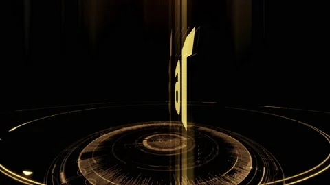 Abstract Futuristic Technology Background with Digital number timer Vídeos de archivo 157872980