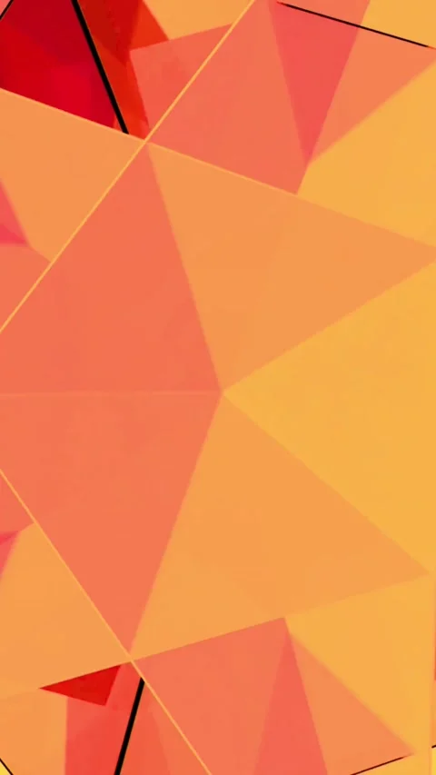 Abstract futuristic technology background with geometric shapes and vibrant Video stock 347484979