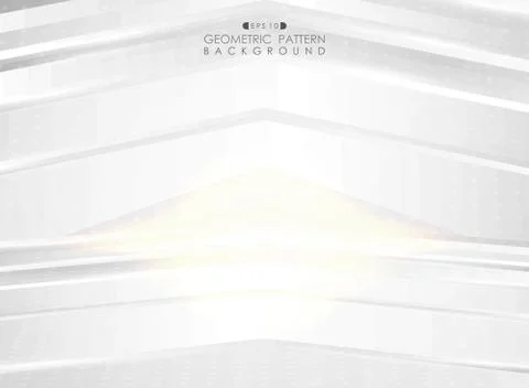 Abstract of futuristic technology gradient gray arrow perspective background. Stock-Illustration