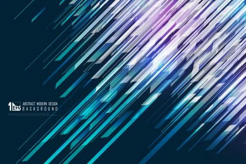 Abstract futuristic technology line pattern with light glitters decorative Stock Illustration