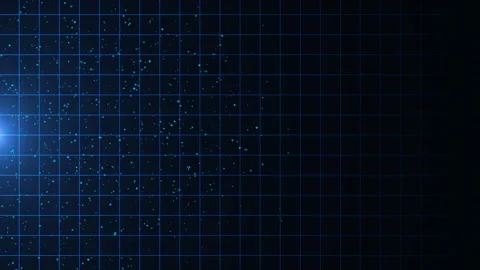 Abstract futuristic technology particles video animated background Stock Footage 344240520