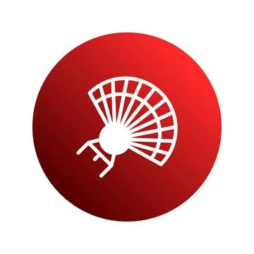 Abstract futuristic technology visualization design with red circle shape a.. Stock Illustration