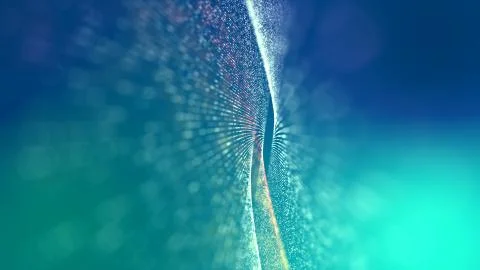 Abstract Futuristic Theme Background Stock Illustration