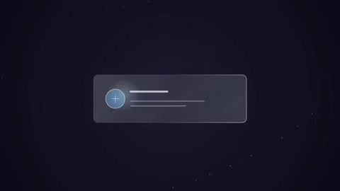 Abstract futuristic ui data display on clean dark background for technology.. Stock Footage 344248621