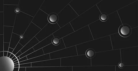 Abstract Futuristic Web. Vector Art. 库存插图