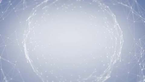 Abstract futuristic white technology network background Stock-Footage 299848721