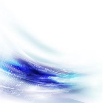 Abstract futuristic world &amp; technology, vector illustration Stock Illustration